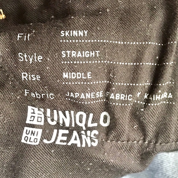 Uniqlo Skinny Fit Jeans- Mid-rise - Picture 9 of 9